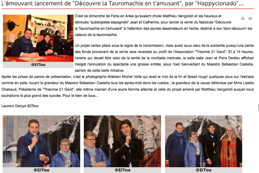 CorridaFrance Castella Happycionado