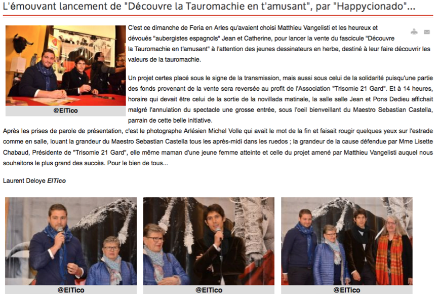 CorridaFrance Castella Happycionado