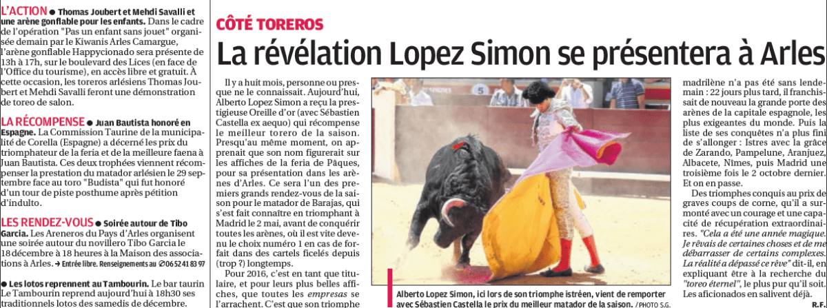 Happycionado dans La Provence