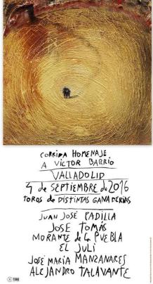 Cartel de Miquel Barcelo à Victor Barrio