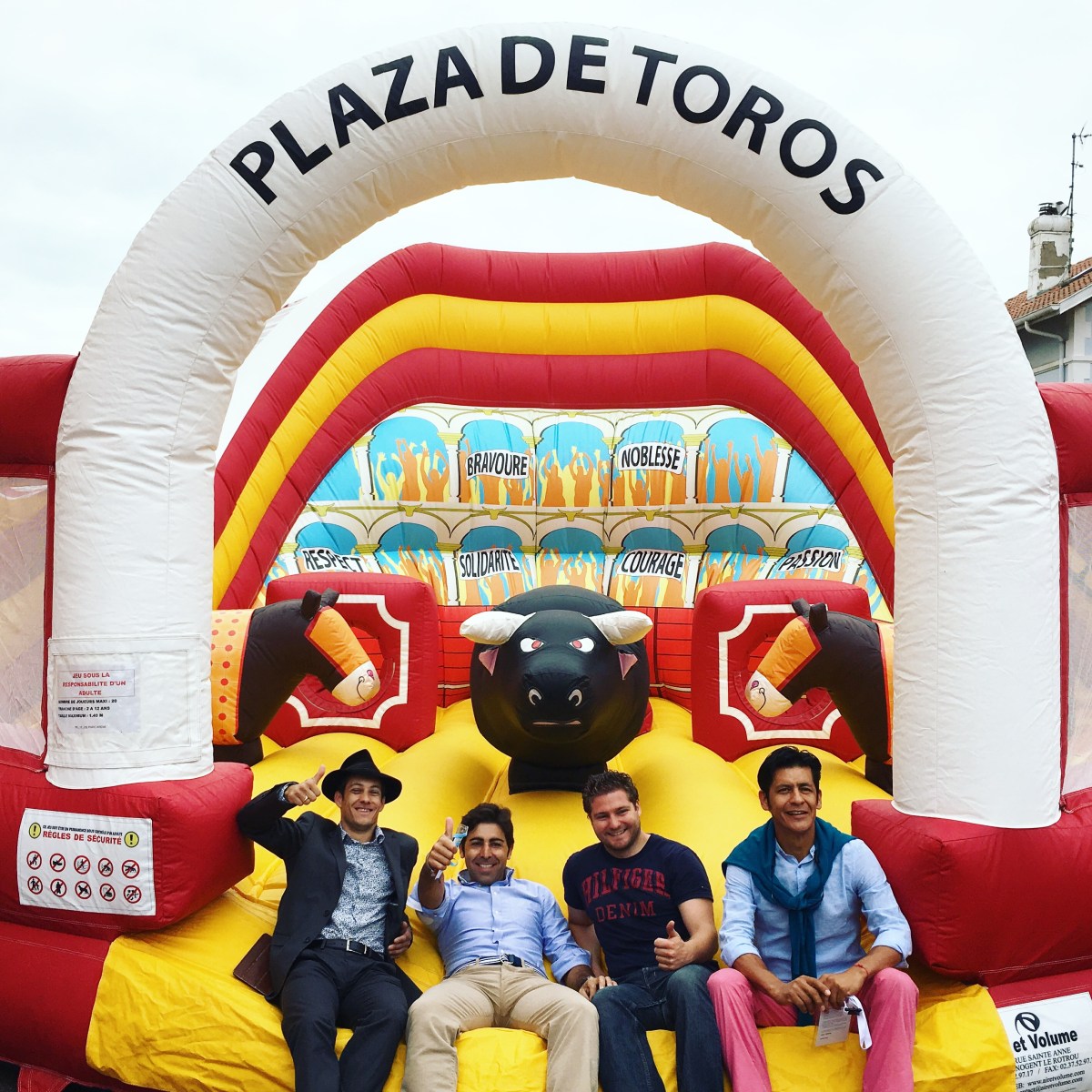 Avec Julien Lescarret, Javier Valverde et Uriel Moreno El Zapata